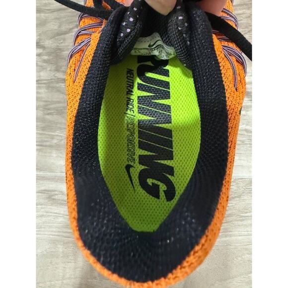 Nike Women's Air Zoom Pegasus 32 Orange & Black Size 8.5 - Picture 11 of 13